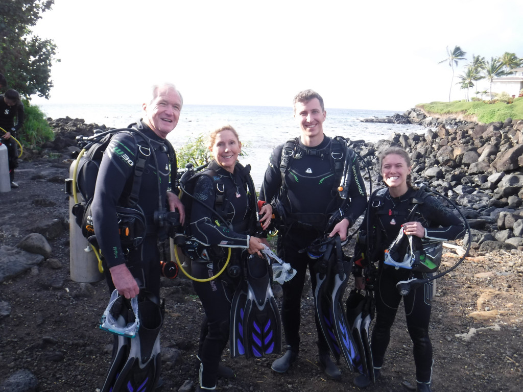 Scuba diving as a family