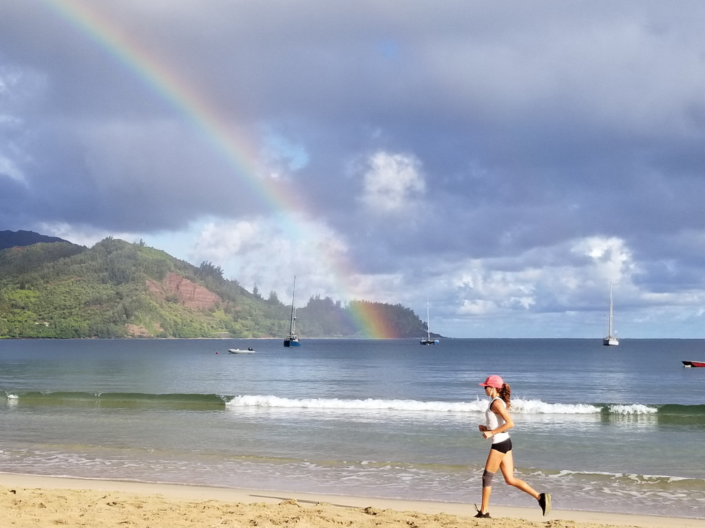 Pot of gold at the end of the rainbow