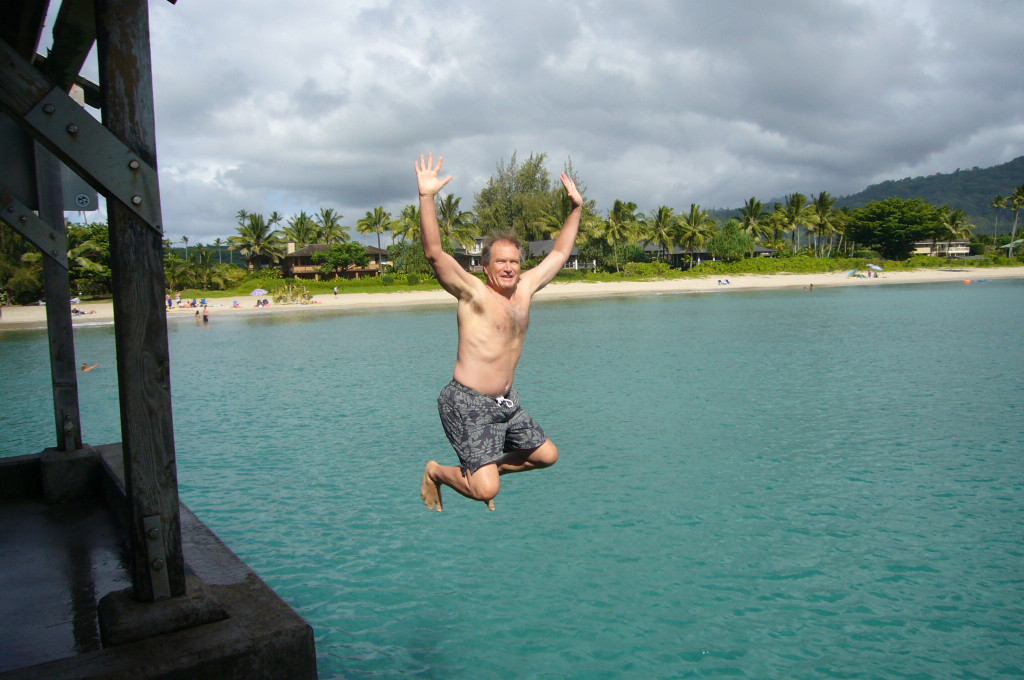Travel Tip:  Hanalei Bay pier jumping