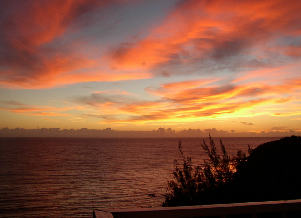 Striking sunrise Striking reds, oranges & blue sunrise